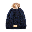 Shop the Stylish Aran Cable Tammy Hat with Faux Fur Trim