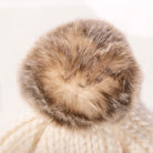 Shop the Stylish Aran Cable Tammy Hat with Faux Fur Trim