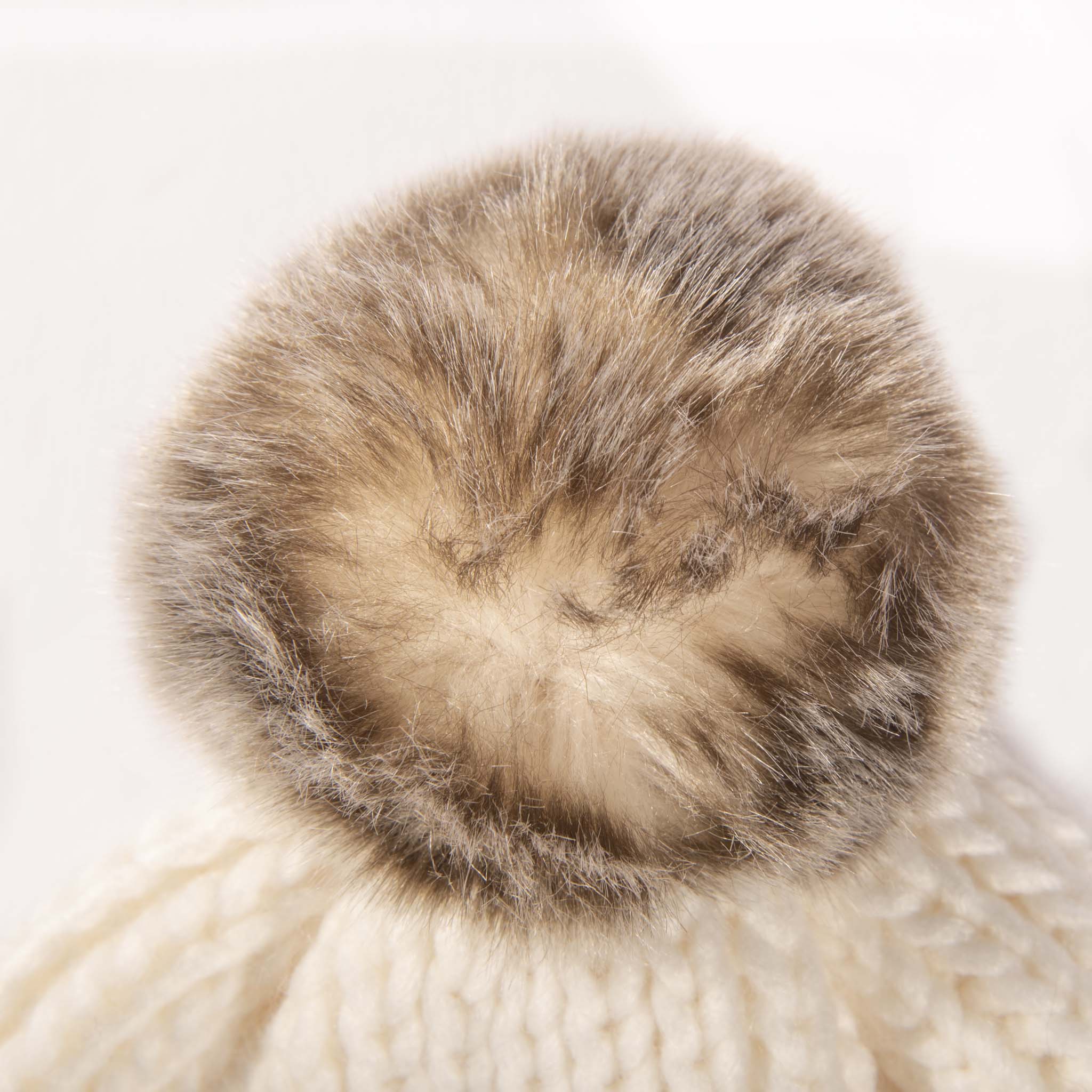 Shop the Stylish Aran Cable Tammy Hat with Faux Fur Trim