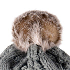 Shop the Stylish Aran Cable Tammy Hat with Faux Fur Trim