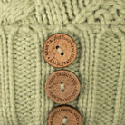 Fisherman Stitch Pom Pom Hat | Chunky Rib Knit with Faux Fur Pom Pom