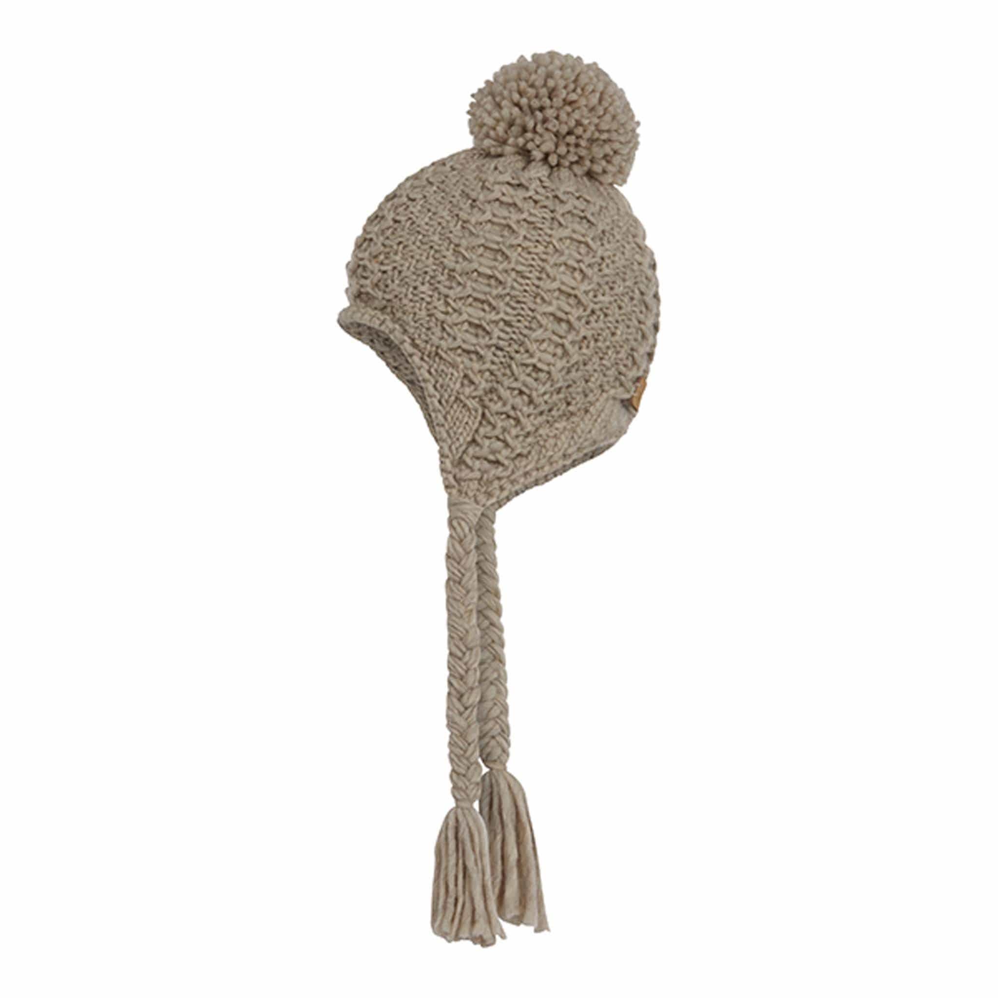Stay Cozy & Chic with Honeycomb Knit Pom Pom Trapper Hat