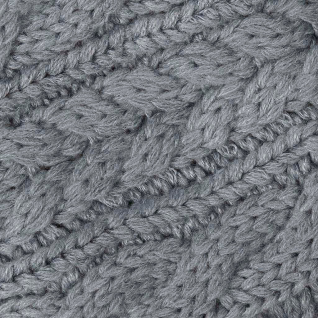 Slate Button Wrap Scarf close up