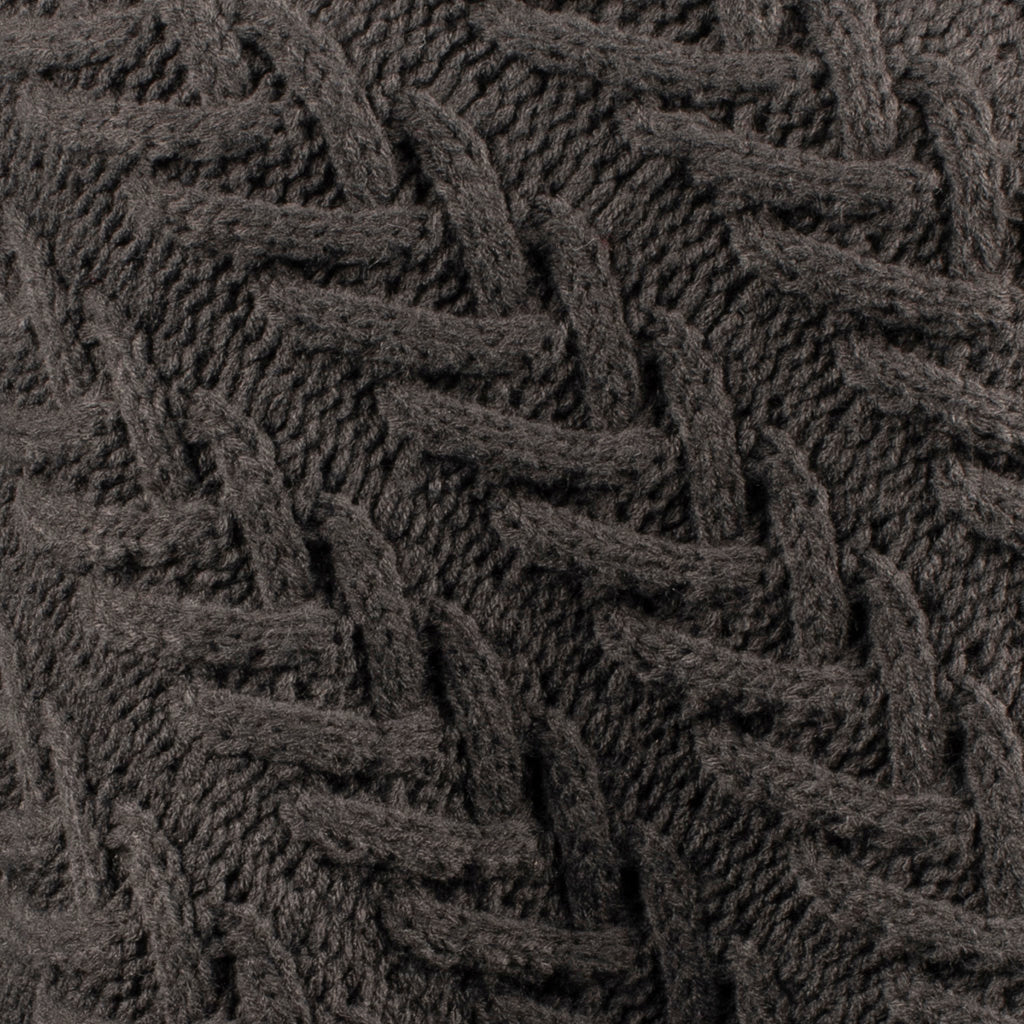 Aran Cable Knit Button Poncho | Chunky Aran Cable Design