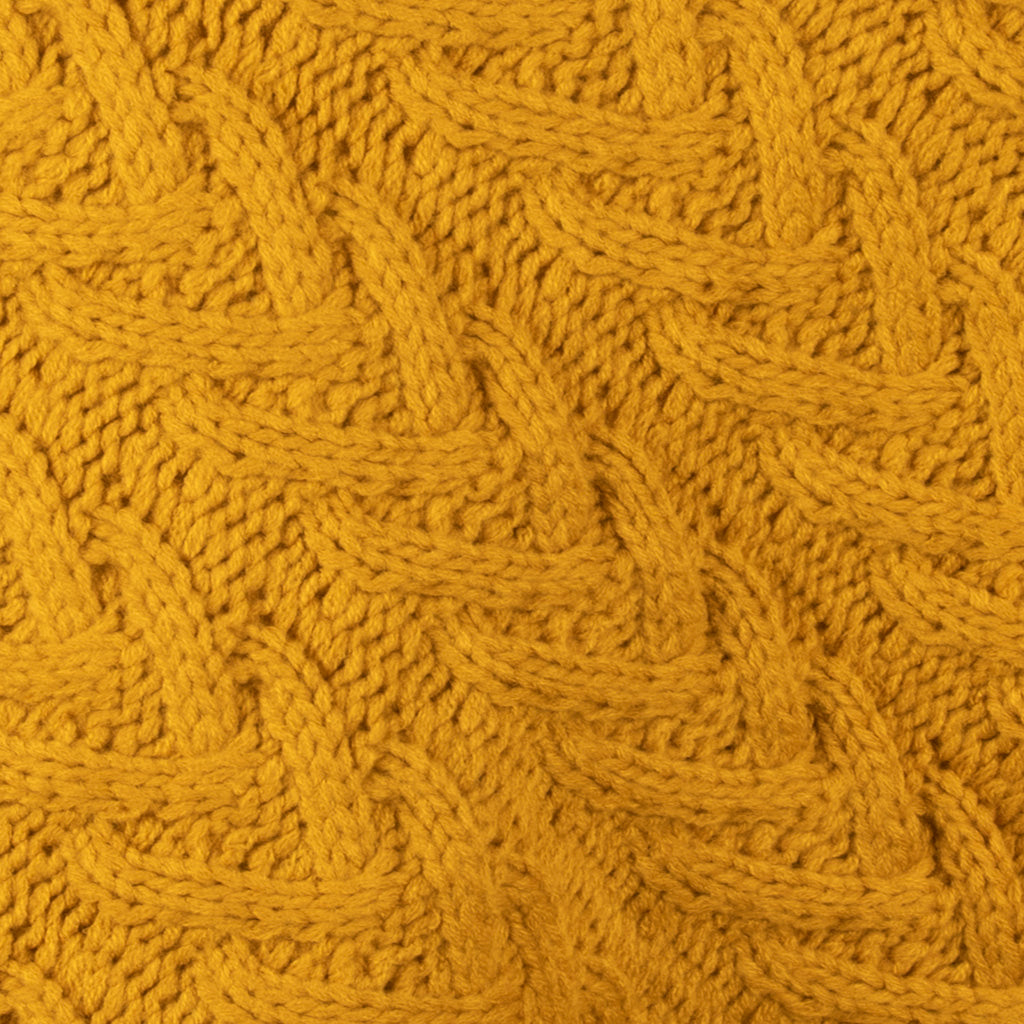 Aran Cable Knit Button Poncho | Chunky Aran Cable Design