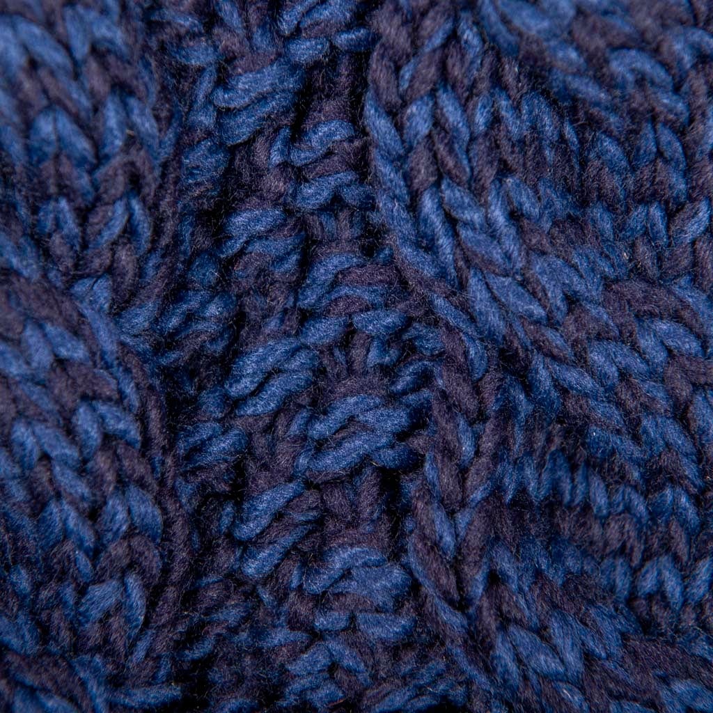 Navy Blue Colour Collection | Cable Knit Accessories in 100% Acrylic
