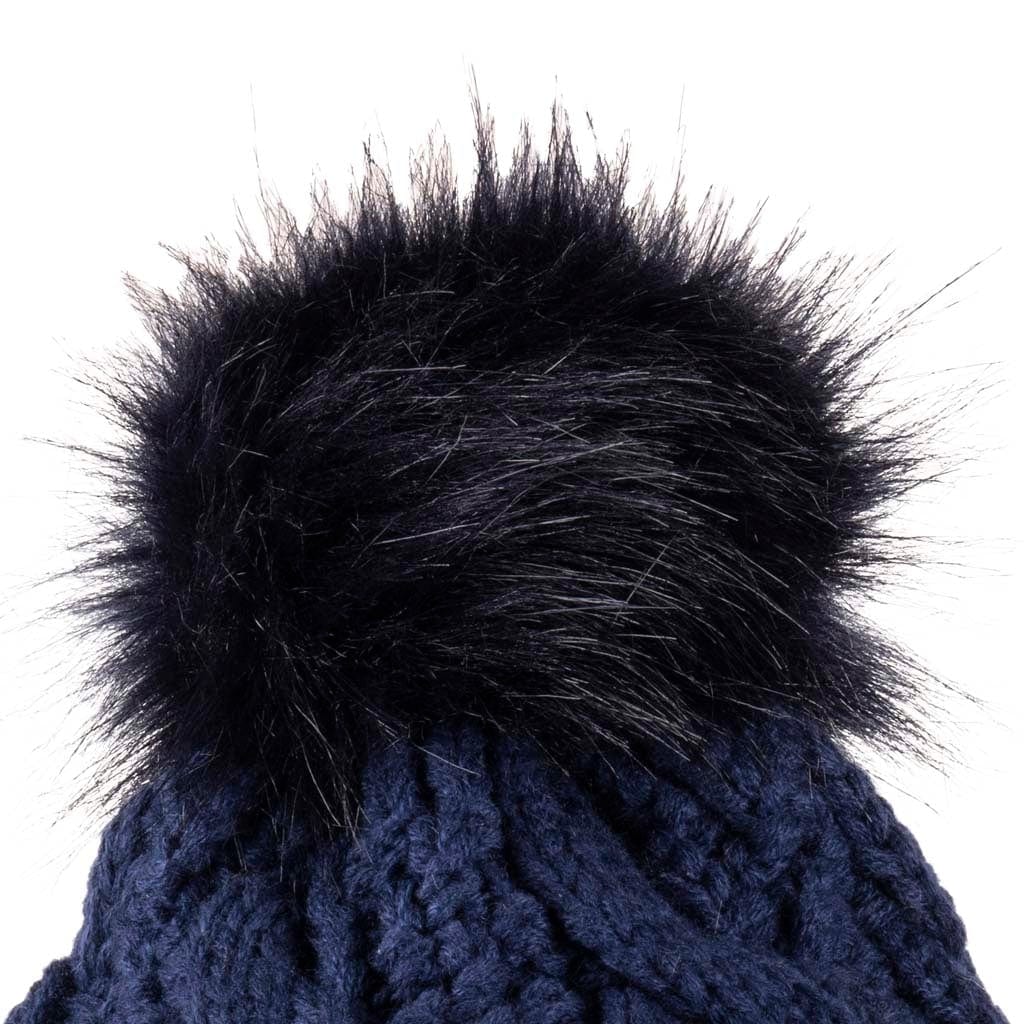 Navy Blue Colour Collection | Cable Knit Accessories in 100% Acrylic