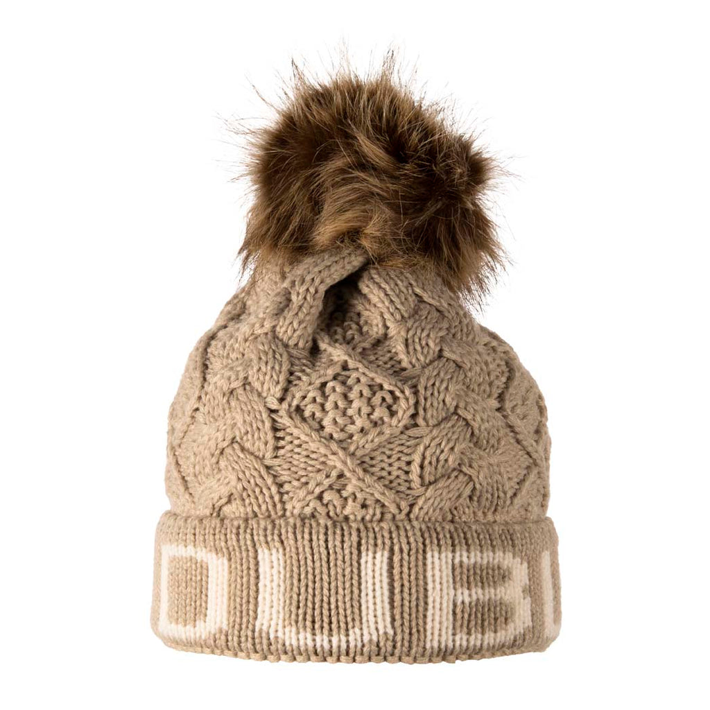 Show Your National Pride with the Aran Cable Dublin Pom Pom Beanie Hat