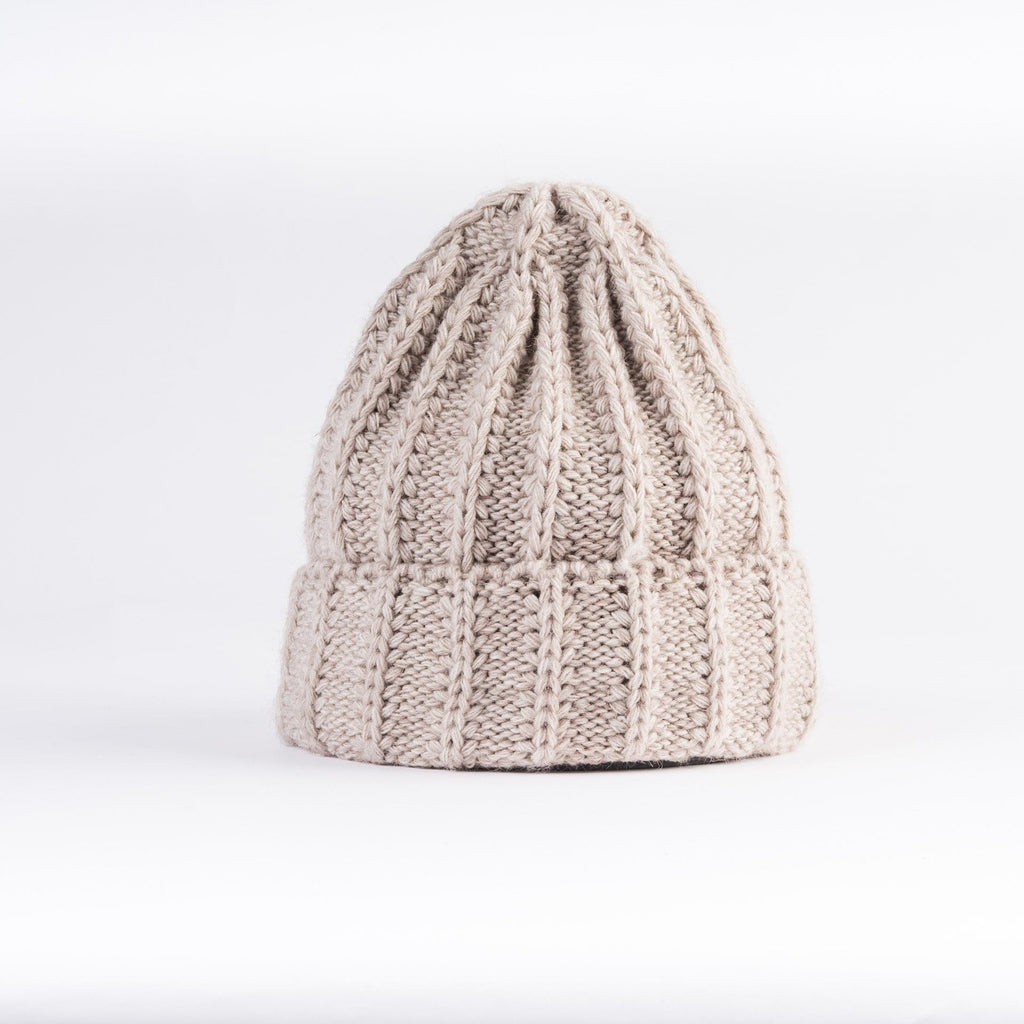 Stay Cozy in Style with Fisherman Stitch Lined Beanie Hat