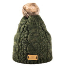 Dark Green Colour Collection: Acrylic Knit Winter Accessories
