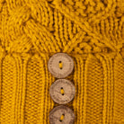 Fisherman Stitch Pom Pom Hat | Chunky Rib Knit with Faux Fur Pom Pom