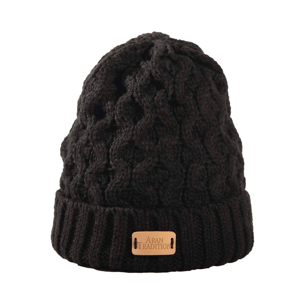 Black Colour Collection: Cable Knit Accessories for Winter