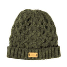 Dark Green Colour Collection: Acrylic Knit Winter Accessories