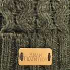 Dark Green Colour Collection: Acrylic Knit Winter Accessories