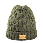 Dark Green Colour Collection: Acrylic Knit Winter Accessories