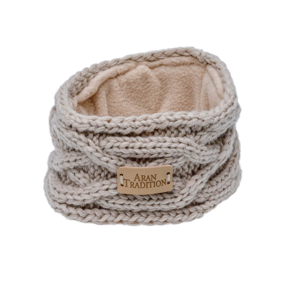 Aran Junior Cable Knit Headband - Mini Me | Chunky Cable Knit for Kids