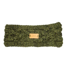 Dark Green Colour Collection: Acrylic Knit Winter Accessories