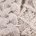 Fisherman Stitch Pom Pom Hat | Chunky Rib Knit with Faux Fur Pom Pom