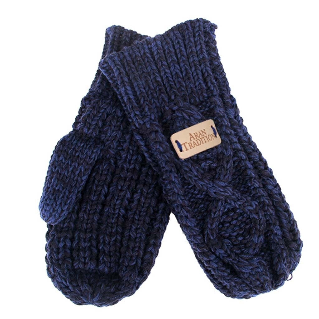 Navy Blue Colour Collection | Cable Knit Accessories in 100% Acrylic