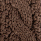 Stay Cozy & Chic with Aran Cable Knit Mittens | Diamond Cable Design