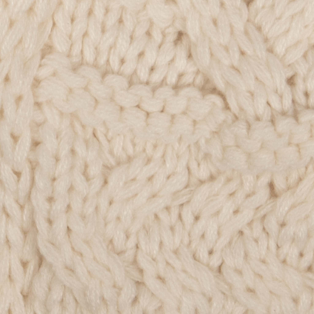Wrap in Tradition & Warmth with Aran Cable Knit Classic Scarf
