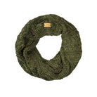 Dark Green Colour Collection: Acrylic Knit Winter Accessories