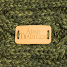 Dark Green Colour Collection: Acrylic Knit Winter Accessories